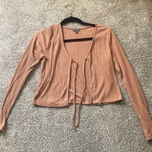 Cream/Tan Medium Cardigan